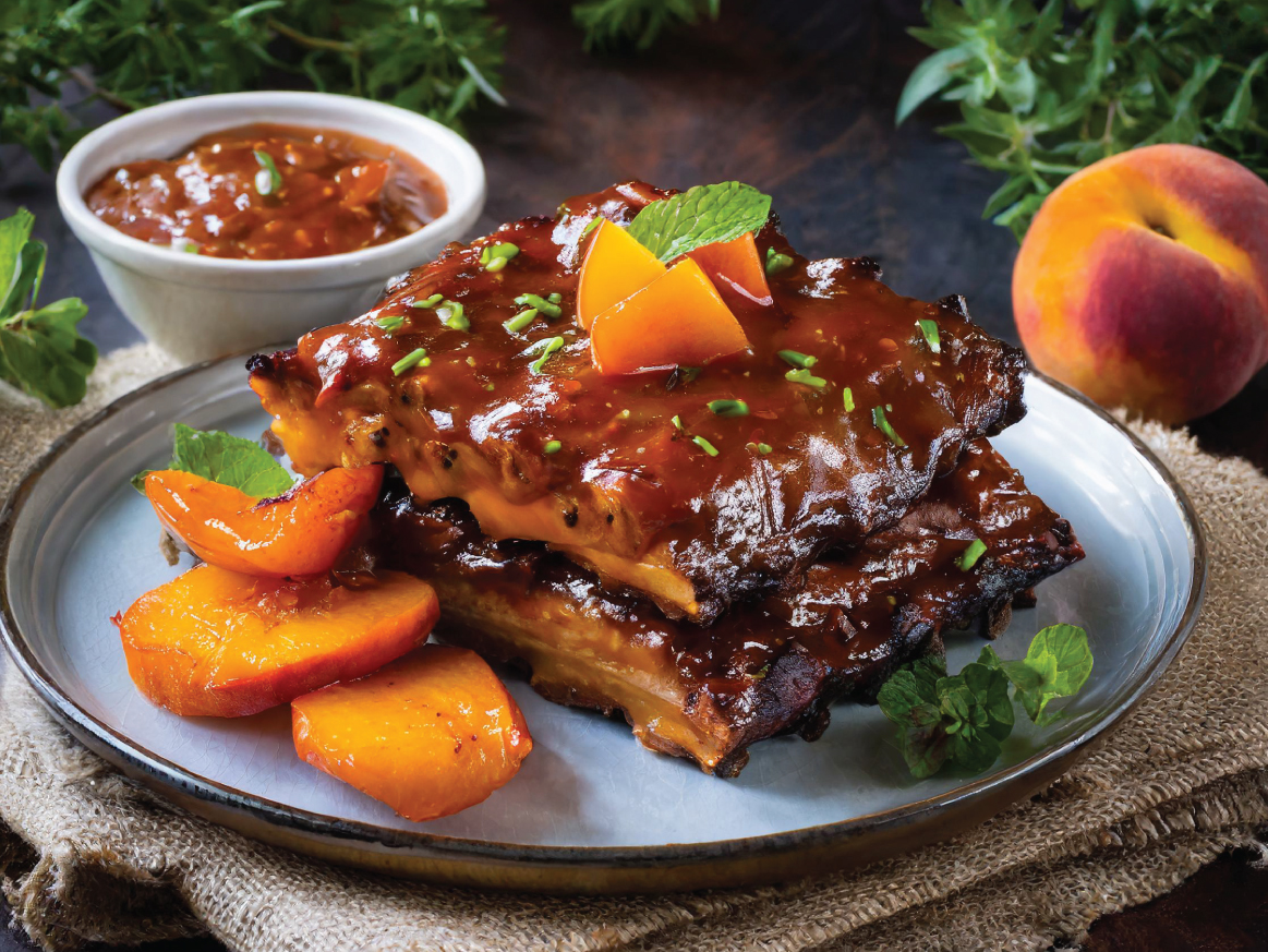 Weekly Ad Recipe: BBQ Baby Back Ribs with Peach Salsa