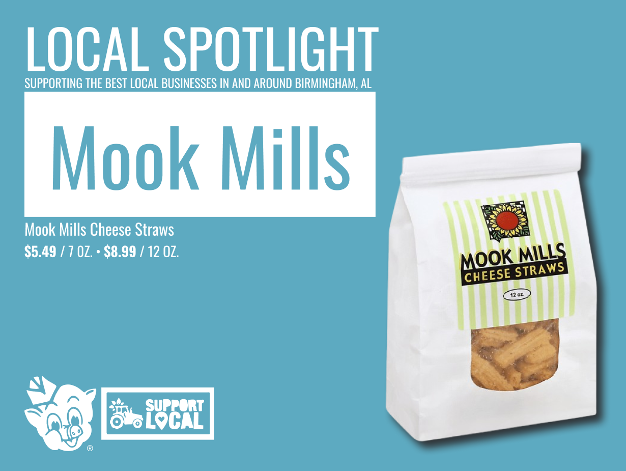 Local Spotlight: Mook Mills Cheese Straws Arrive at Piggly Wiggly Birmingham
