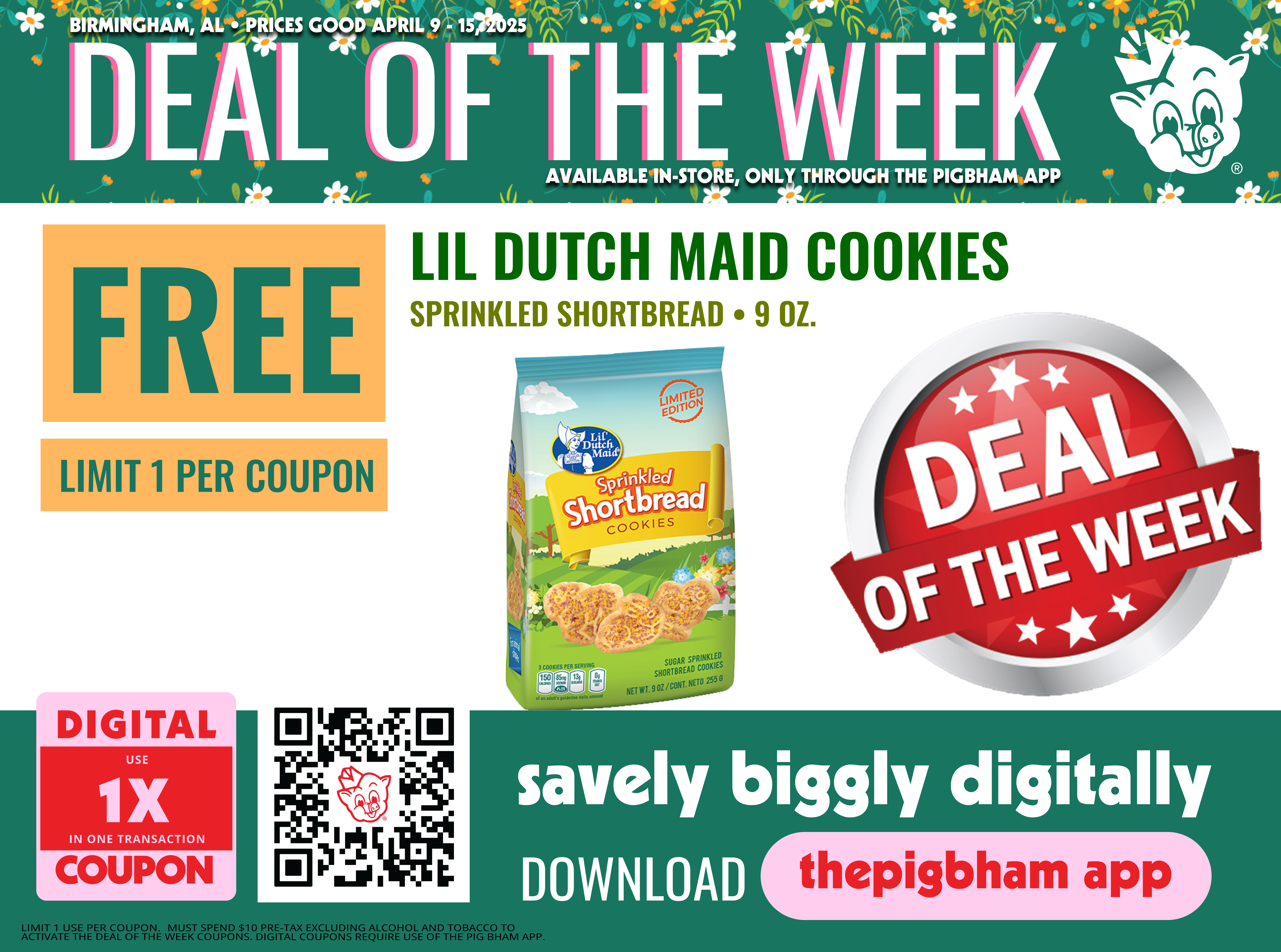 Piggly Wiggly Birmingham’s Deal of the Week: FREE Lil Dutch Maid Sprinkled Shortbread Cookies!