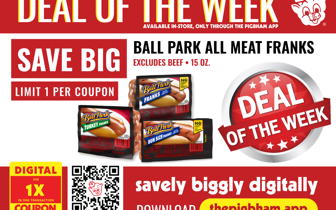 Score Unbeatable Savings on Ball Park All Meat Franks – Only 49¢ at Piggly Wiggly Birmingham