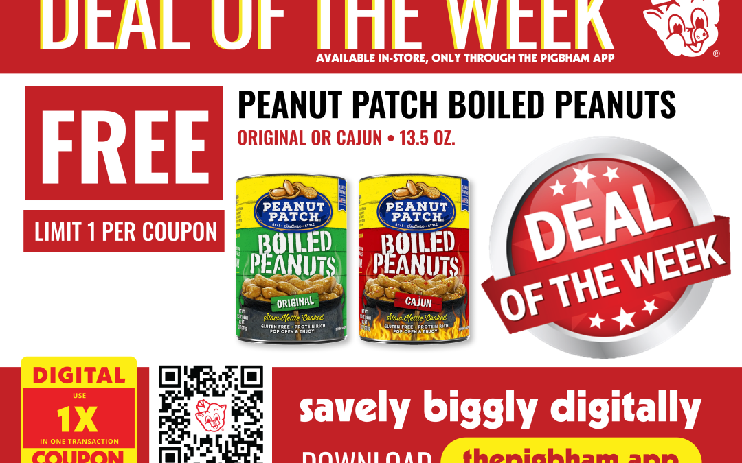 Deal of the Week: Free Peanut Patch Boiled Peanuts