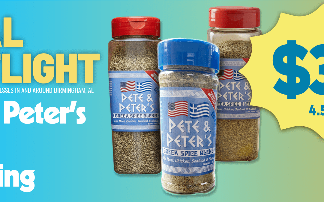 Local Spotlight: Pete & Peter’s Greek Spice Blend – A Taste of Tradition, Right Here in Birmingham