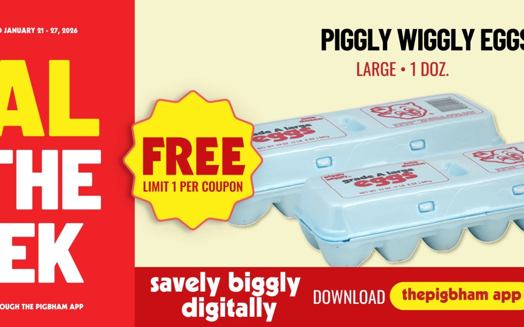Free Eggs with the Pig Bham App: This Week’s Deal You Don’t Want to Miss