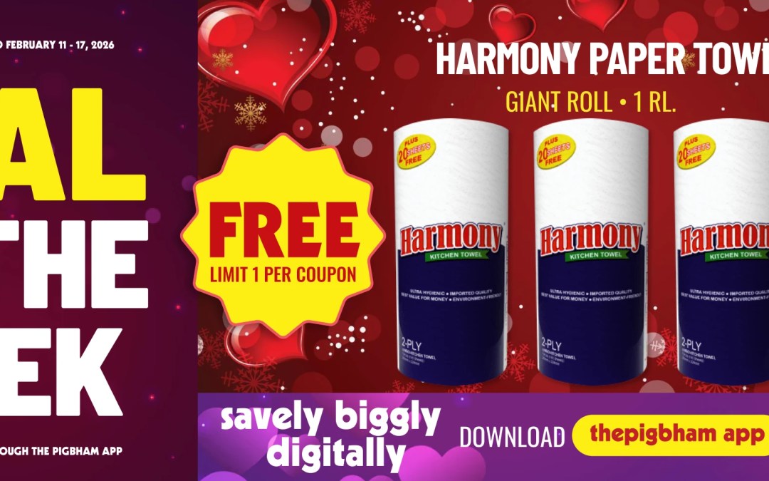 Deal of the Week at Piggly Wiggly Birmingham: Free Harmony Paper Towels