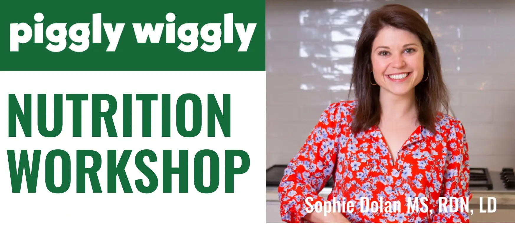 Sophie Dolan nutrition workshop promotional image for the June workshop