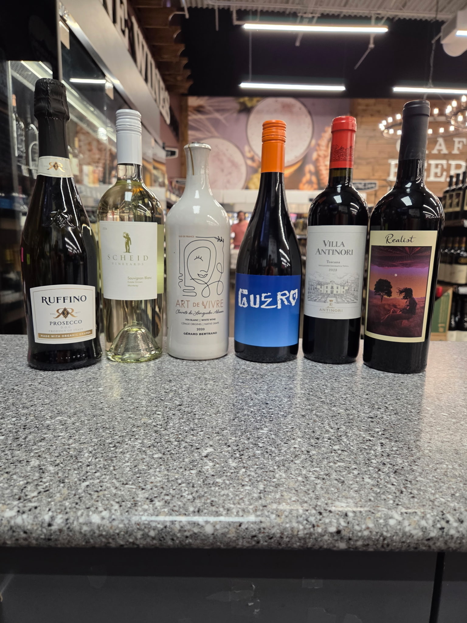 Wine selection for the October 2 Bluff Park wine tasting