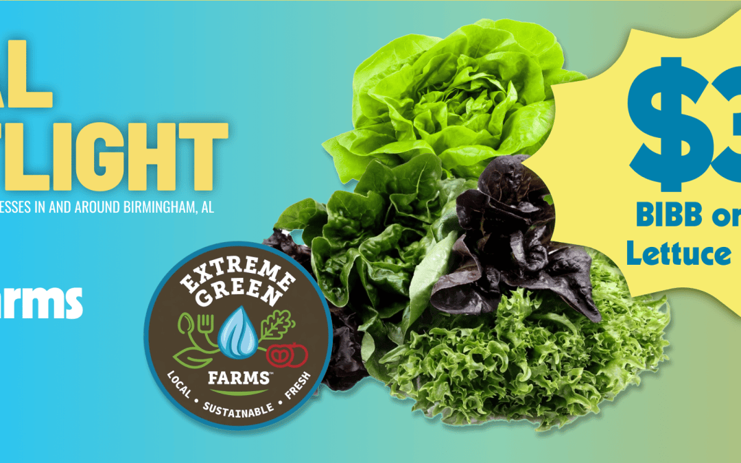 Local Spotlight: Fresh, Alabama-Grown Lettuce from Extreme Green Farms Is a Crisp Choice for Your Table