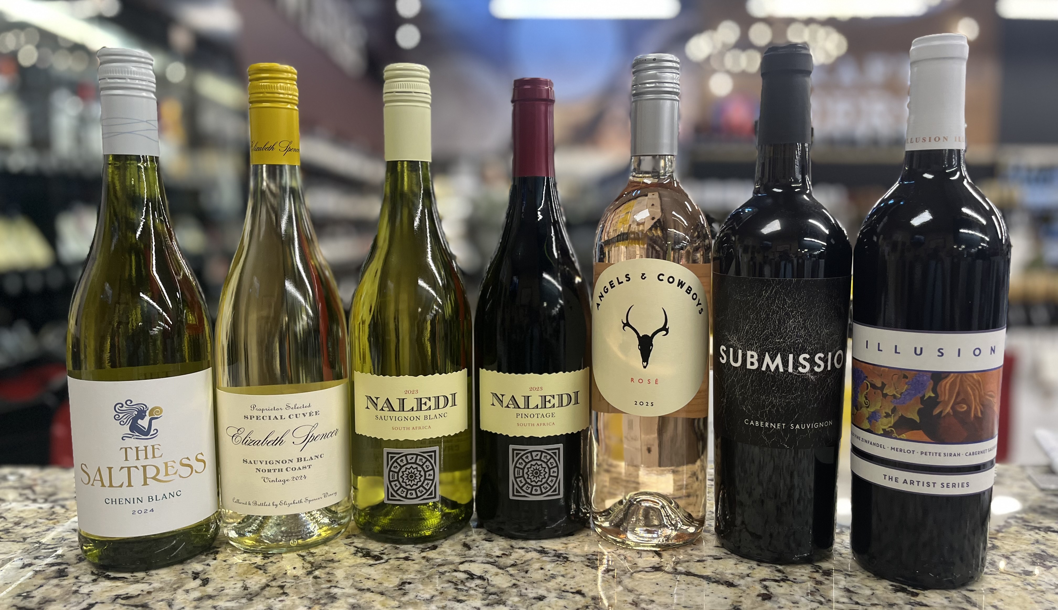 Wine selection for the October 30 Dunnavant Valley wine tasting