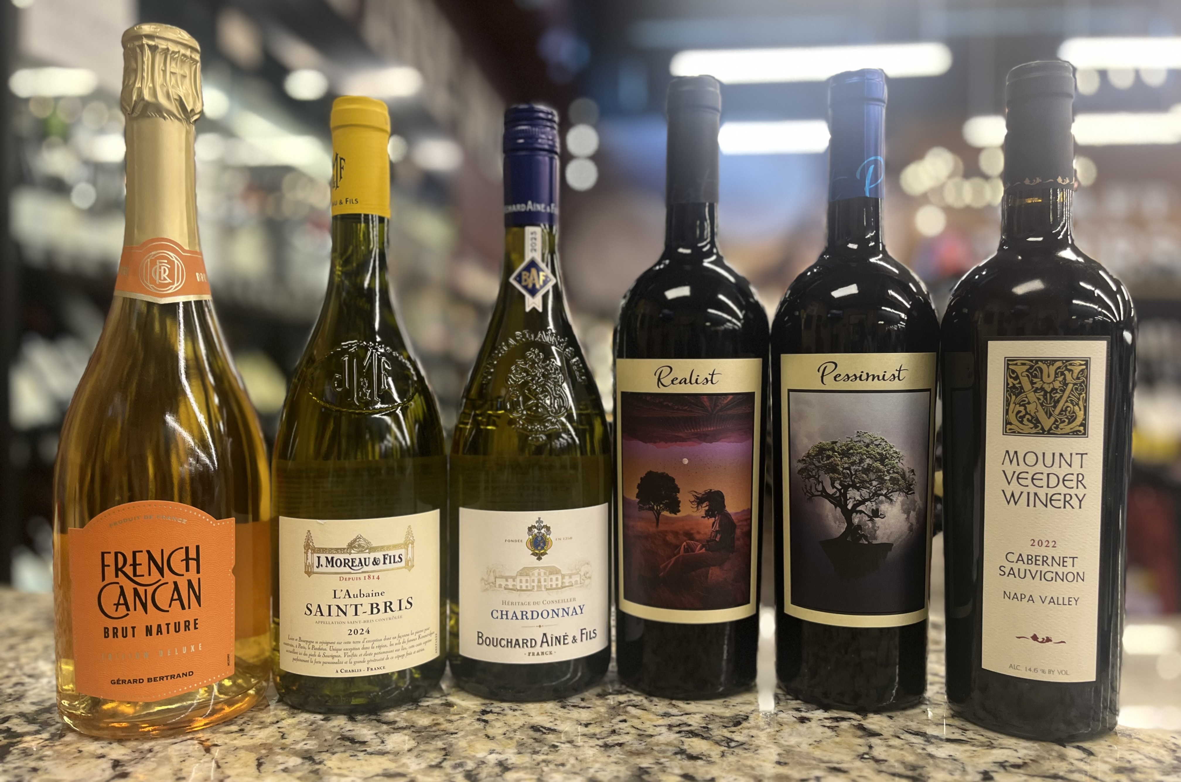 Wine selection for the October 23 Dunnavant Valley wine tasting